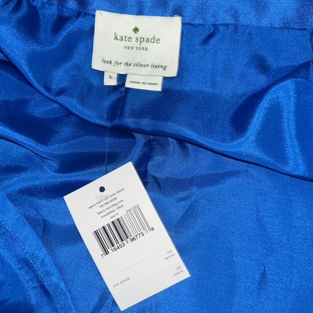 Kate Spade open back dress with bow - Picture 4 of 5